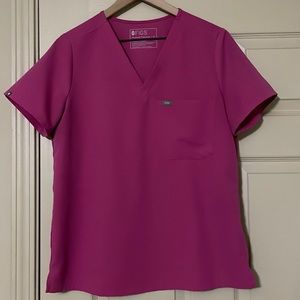 Figs Caterina top in electric orchid